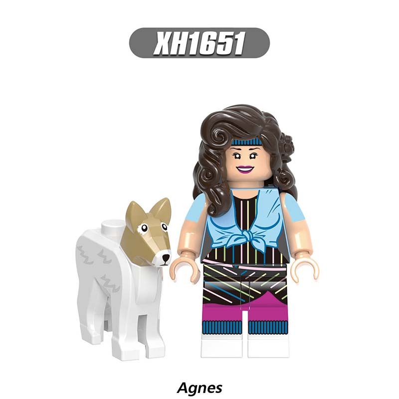 X0306 The Avengers Super Heroes Marvel Minifigures Building Blocks Doctor Strange Speed Vision Agnes Witch Spectrum Wiccan Quicksilver Action Mini Figures Assemble MOC DIY Bricks Educational Toys Gift for Children Boys Kids