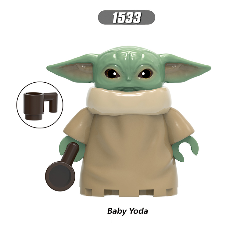 Baby yoda mini discount figures