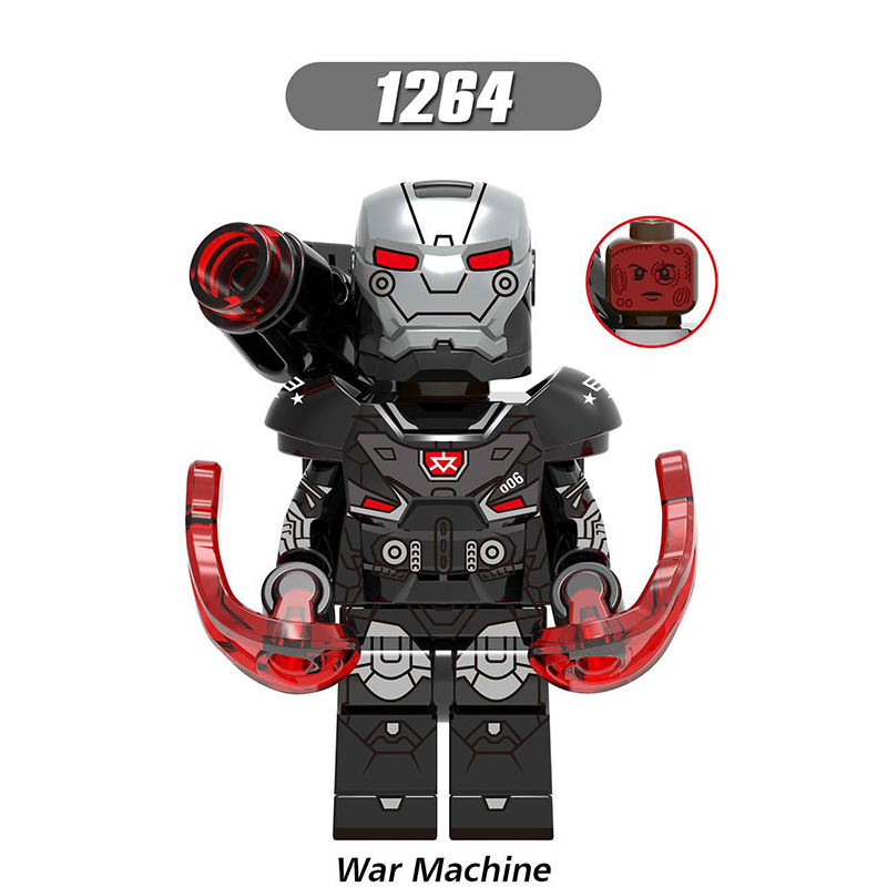 X0258 Super Heroes Marvel Avengers Minifigures Building Blocks Iron Man Nebula Captain Marvel War Nachine Thor War Machine Hawkeye Action Mini Figures Assemble Bricks Educational Toys for Children Boys