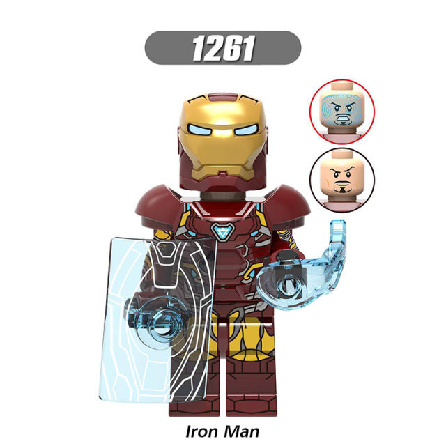 X0258  Super Heroes Marvel Avengers Minifigures Building Blocks Iron Man Nebula Captain Marvel War Nachine Thor War Machine Hawkeye Action Mini Figures Assemble Bricks Educational Toys for Children Boys