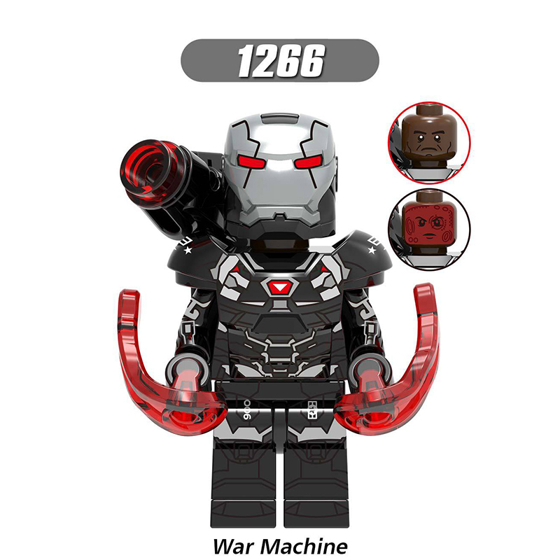 X0258 Super Heroes Marvel Avengers Minifigures Building Blocks Iron Man Nebula Captain Marvel War Nachine Thor War Machine Hawkeye Action Mini Figures Assemble Bricks Educational Toys for Children Boys