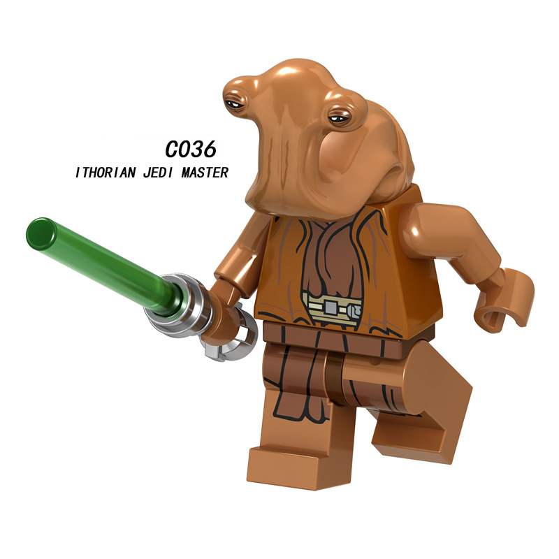 C032-039 Star Wars Minifigures Building Blocks General Grievous Pong Krell Stormtrooper Fist Order Snowtrooper 51ST Legion Clone Trooper Jedi Master Mini Figures Assemble MOC DIY Weapon Bricks Educational Toys Gift for Children Boys Kids