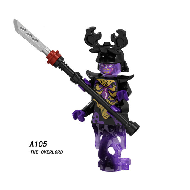 A098-105 Enter the Ninjanomicon Masters of Spinjitzu Cartoon Game Minifigures Building Blocks Kruncha Nuckal Chokun Nya Lloyd A102 The Overlord Scout Lloyd Montgomery Garmadon Master Wu Action Mini Figures Assemble MOC DIY Weapon Bricks Toys Gift  Boys