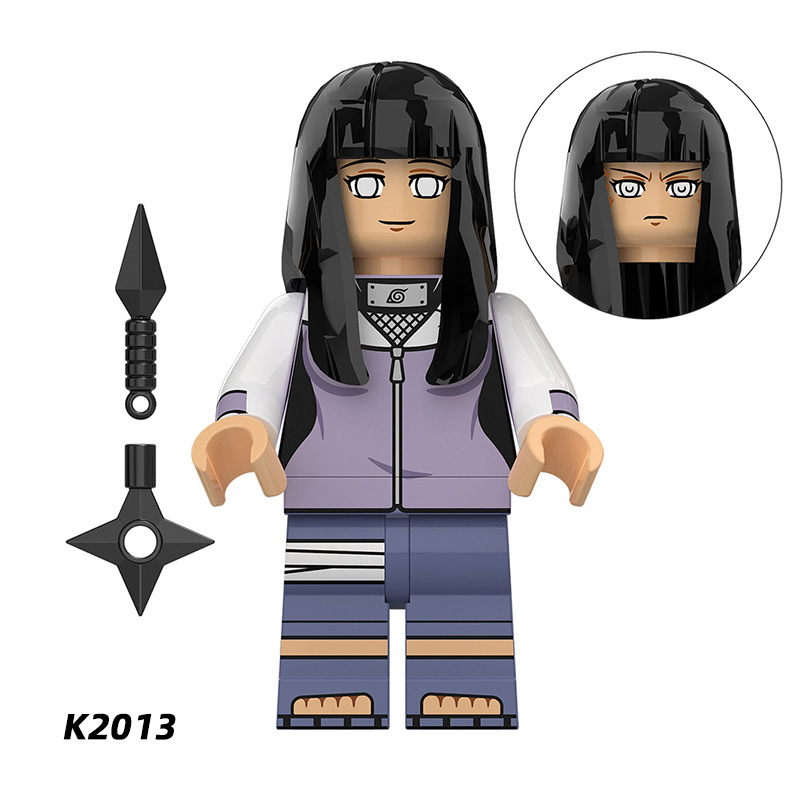 KDL802 NARUTO Anime Minifigures Building Blocks Shisui Itachi Sasuke Chiriku Neji Hyuuga Hinata Danzou Cartoon Action Mini Figures Assemble MOC DIY Weapon Darts Bricks Educational Toys Gift for Children Boys Kids