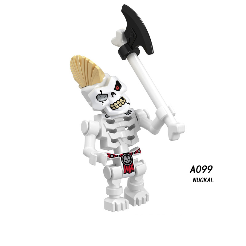 A098-105 Enter the Ninjanomicon Masters of Spinjitzu Cartoon Game Minifigures Building Blocks Kruncha Nuckal Chokun Nya Lloyd A102 The Overlord Scout Lloyd Montgomery Garmadon Master Wu Action Mini Figures Assemble MOC DIY Weapon Bricks Toys Gift Boys