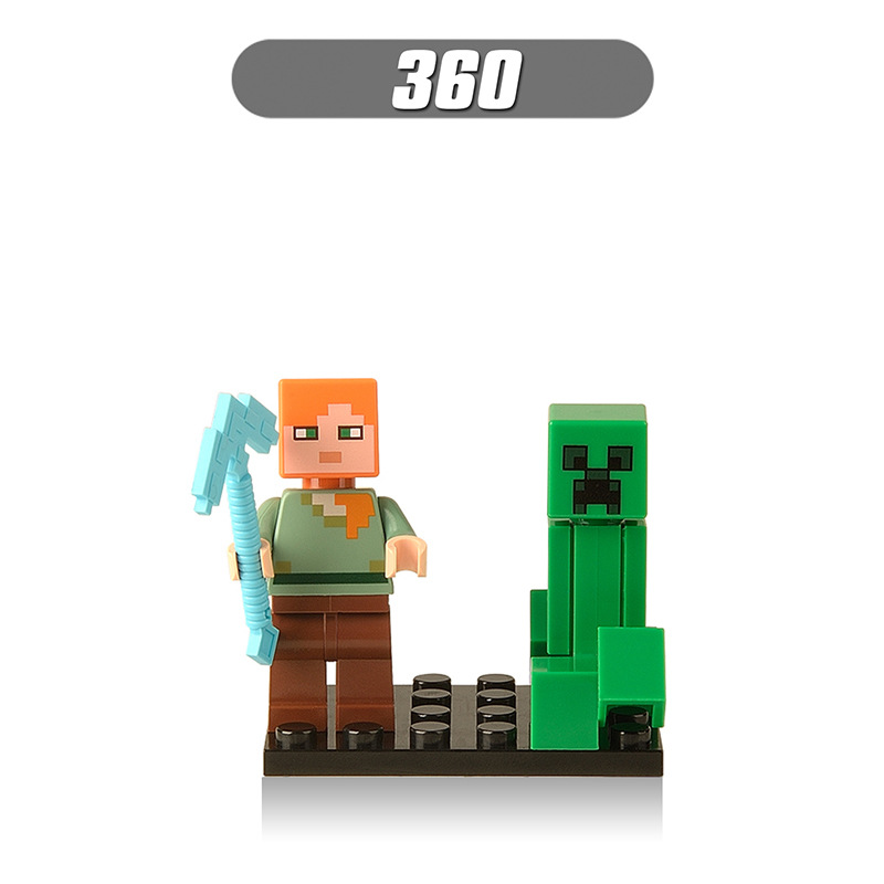 X0127 Mini World Minecraft Minifigures Building Blocks Iron