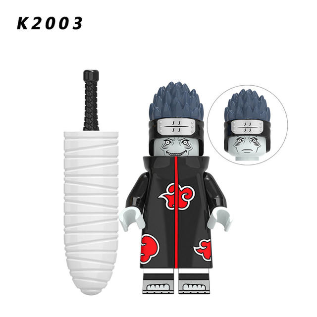 KDL801 NARUTO Anime Minifigures Building Blocks Akatsuki Pain Hoshigaki  Kisame Uchiha Itachi Hidan Cartoon Action Mini