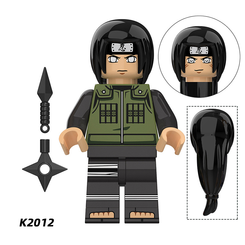 KDL802 NARUTO Anime Minifigures Building Blocks Shisui Itachi Sasuke Chiriku Neji Hyuuga Hinata Danzou Cartoon Action Mini Figures Assemble MOC DIY Weapon Darts Bricks Educational Toys Gift for Children Boys Kids