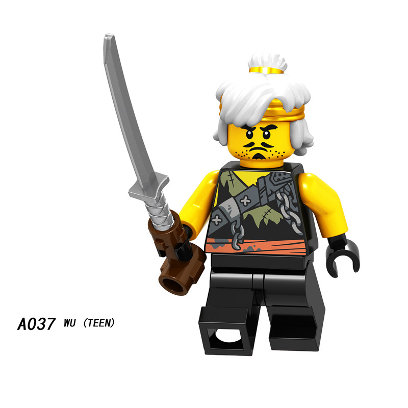 A033-040 Enter the Ninjanomicon Masters of Spinjitzu Cartoon Game Minifigures Building Blocks Iron Baron Lloyd Master of the Golden Dragon Chew Harumi Nya Muzzle Wu Teen Action Mini Figures Assemble MOC DIY Weapon Game Bricks Educational Toys Gift Boys