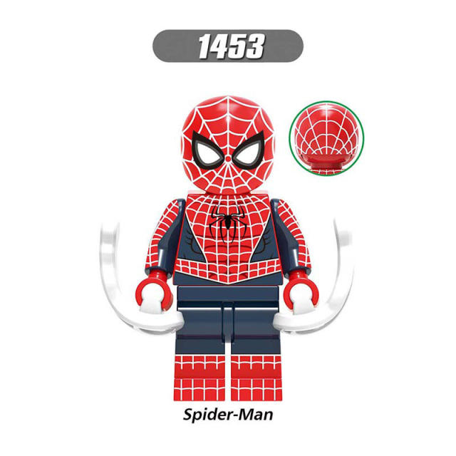 X0280 Super Heroes Marvel Avengers Spider-Man Series Agent Venom Minifigures Building Blocks Movies Stealth Suit  Action Mini Figures Assemble DIY MOC Accessories Bricks Educational Toys Gift for Children