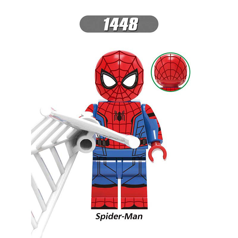 X0280 Super Heroes Marvel Avengers Spider-Man Series Agent Venom Minifigures Building Blocks Movies Stealth Suit Action Mini Figures Assemble DIY MOC Accessories Bricks Educational Toys Gift for Children