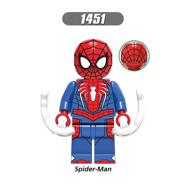 X0280 Super Heroes Marvel Avengers Spider-Man Series Agent Venom Minifigures Building Blocks Movies Stealth Suit  Action Mini Figures Assemble DIY MOC Accessories Bricks Educational Toys Gift for Children