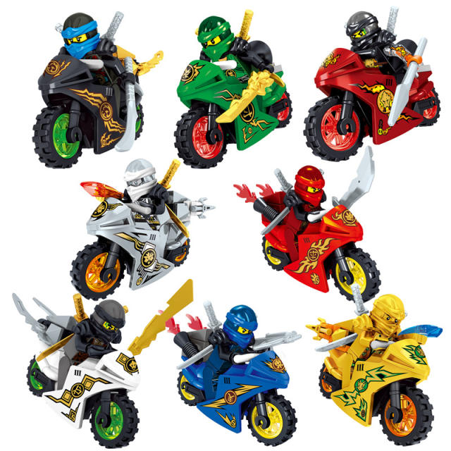 31050  Enter the Ninjanomicon Masters of Spinjitzu Cartoon Game Ninja Minifigures Building Blocks Jay Zane Kal Lloyd Niya Cole  Action Motorcycle Mini Figures Assemble MOC DIY Weapon Sword Game Bricks Educational Toys Gift for Children Boys Kids