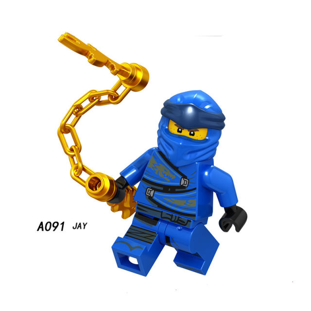 A090-097 Cole Jay Chokun Zane Chop'Rai Kai Lloyd Nya Cartoon Game Minifigures Building Blocks  Mini Action Figures Assemble MOC DIY Weapon Sword Game Bricks Educational Toys Gift for Children Boys Kids