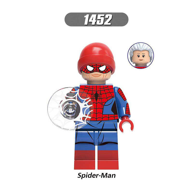 X0280 Super Heroes Marvel Avengers Spider-Man Series Agent Venom Minifigures Building Blocks Movies Stealth Suit Action Mini Figures Assemble DIY MOC Accessories Bricks Educational Toys Gift for Children