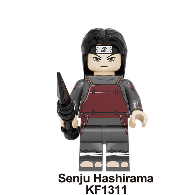 KF6112 NARUTO Anime Minifigures Building Blocks Uzumaki Boruto Mitsuki Gaara Namikaze Minato Senju Hashirama Senju Tobirama Haruno Sakula Pain Action Mini Figures Gun Weapo Assemble DIY Bricks Educational Toys Gift for Children