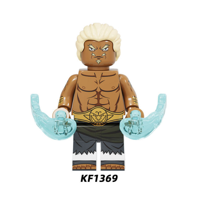 KF6119 NARUTO Anime Minifigures Building Blocks Uchiha Obito Killer Bee Sandaime Raikage Hyūga Hinata Action Mini Figures Assemble MOC DIY  Movies Bricks Educational Toys Gift for Children Boys Kids