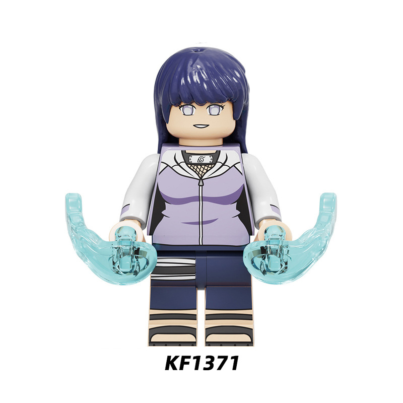 KF6119 NARUTO Anime Minifigures Building Blocks Uchiha Obito Killer Bee Sandaime Raikage Hyūga Hinata Action Mini Figures Assemble MOC DIY Movies Bricks Educational Toys Gift for Children Boys Kids