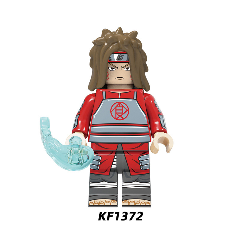 KF6119 NARUTO Anime Minifigures Building Blocks Uchiha Obito Killer Bee Sandaime Raikage Hyūga Hinata Action Mini Figures Assemble MOC DIY Movies Bricks Educational Toys Gift for Children Boys Kids