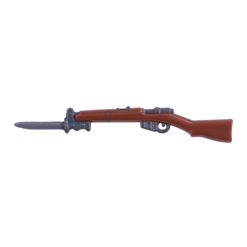 WW 2 Military SMLE with Bayonet Mini Arms Building Blocks Australia Soldiers Army Special Forces SWAT Police Action Minifigures Accessories Assemble Educational DIY MOC Compatible Bricks Toys Gift for Children Boys