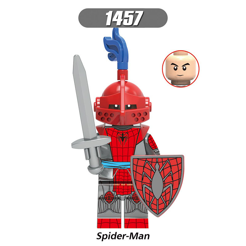 X0281 Super Heroes Marvel Avengers Spider-Man Series Agent Venom Minifigures Building Blocks Movies Stealth Suit Thor Spiderman Action Mini Figures Assemble MOC Bricks Toys Gift for Childre