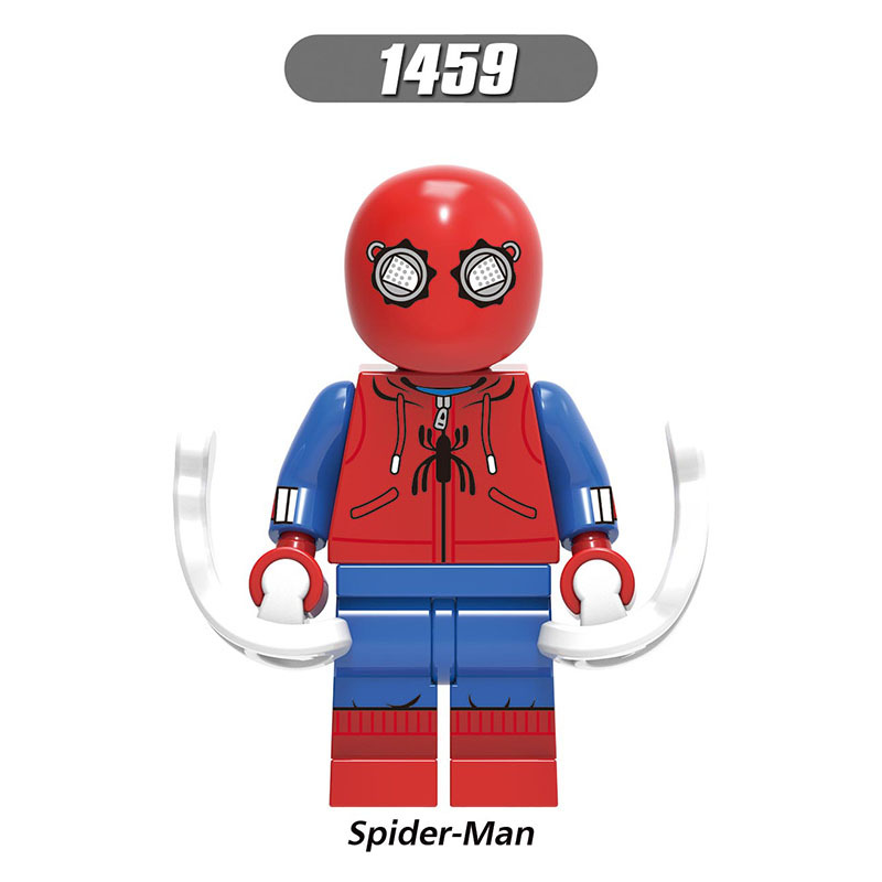 X0281 Super Heroes Marvel Avengers Spider-Man Series Agent Venom Minifigures Building Blocks Movies Stealth Suit Thor Spiderman Action Mini Figures Assemble MOC Bricks Toys Gift for Childre