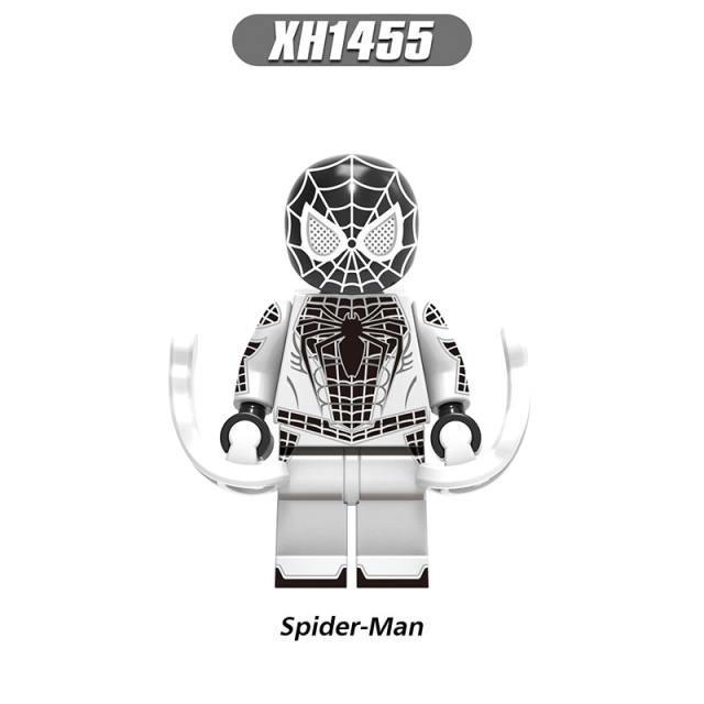 X0281 Super Heroes Marvel Avengers Spider-Man Series Agent Venom Minifigures Building Blocks Movies Stealth Suit Thor Spiderman Action Mini Figures Assemble  MOC Bricks Toys Gift for Childre