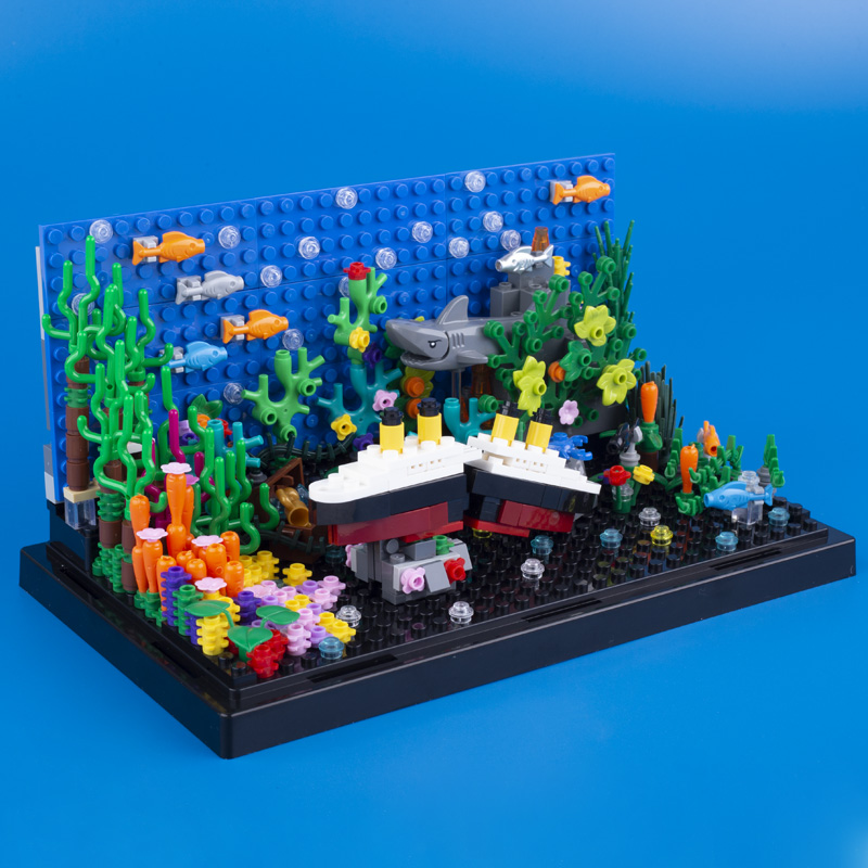 Movie Underwater Lego Titanic New Underwater World Moc Building
