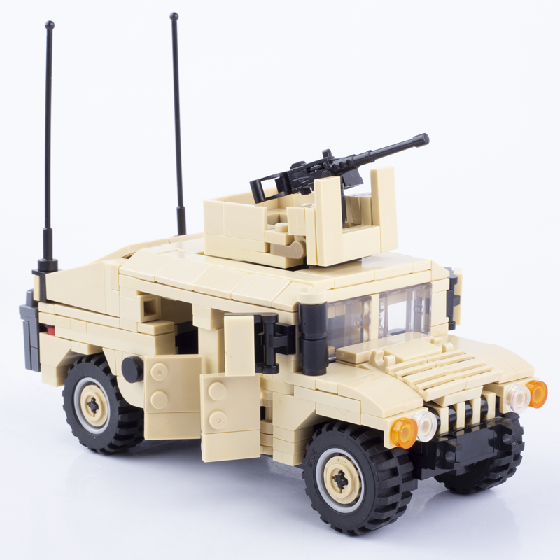 MOC Military Hummer Cars Building Blocks US Army Special Forces