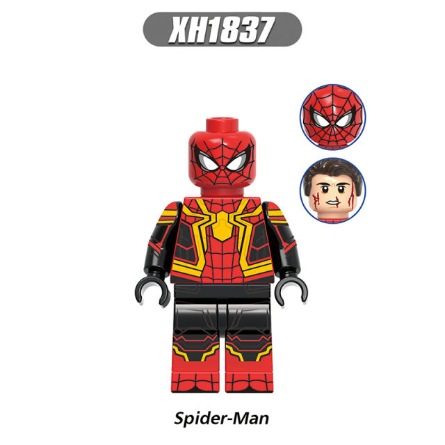 X0328 MOC Super Heroes Marvel Justice League Minifigs Building Blocks Spiderman Doctor Octopus Bricks Toys Gift For Boys