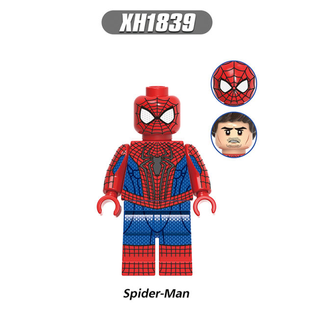 X0328 MOC Super Heroes Marvel Justice League Minifigs Building Blocks Spiderman Doctor Octopus Bricks Toys Gift For Boys