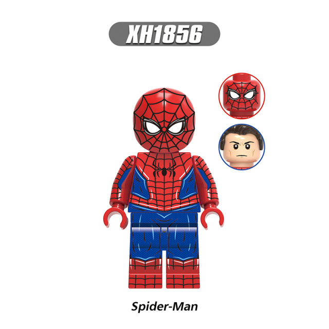 X0331 Super Heroes Minifigures Building Blocks MOC Assemble Action Marvel League Spider Man Set Bricks Model Toys Gift For Boys
