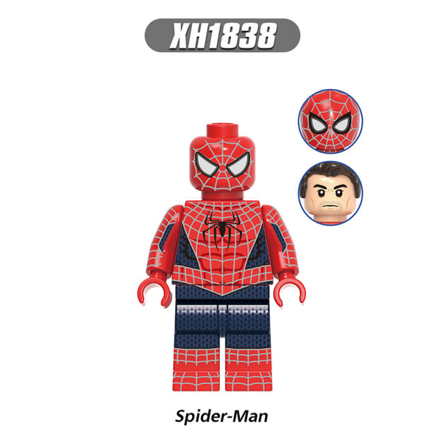 X0328 MOC Super Heroes Marvel Justice League Minifigs Building Blocks Spiderman Doctor Octopus Bricks Toys Gift For Boys