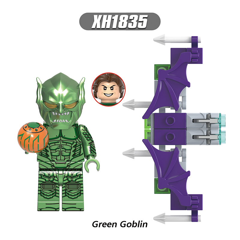 X0328 MOC Super Heroes Marvel Justice League Minifigs Building Blocks Spiderman Doctor Octopus Bricks Toys Gift For Boys