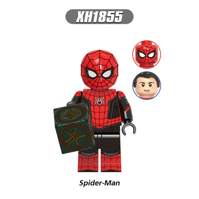 X0331 Super Heroes Minifigures Building Blocks MOC Assemble Action Marvel League Spider Man Set Bricks Model Toys Gift For Boys