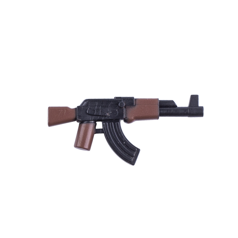 WW2 Military AKM Mini Arms Building Blocks Russia Soldier Weapons Gun Minifigs Army Accessory Bricks MOC Model Toys Gift for Boys