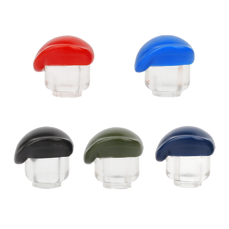 MOC WW2 US Soldier Minifigures Helmet Berets Building Blocks Military Germany Army Headgear Hats Accessories Bricks Model Toys