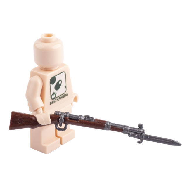 MOC WW2 Germany 98k With Bayonet Print Guns Building Blocks Military Army Soldiers Minifigures Weapon Accessories Bricks Toys