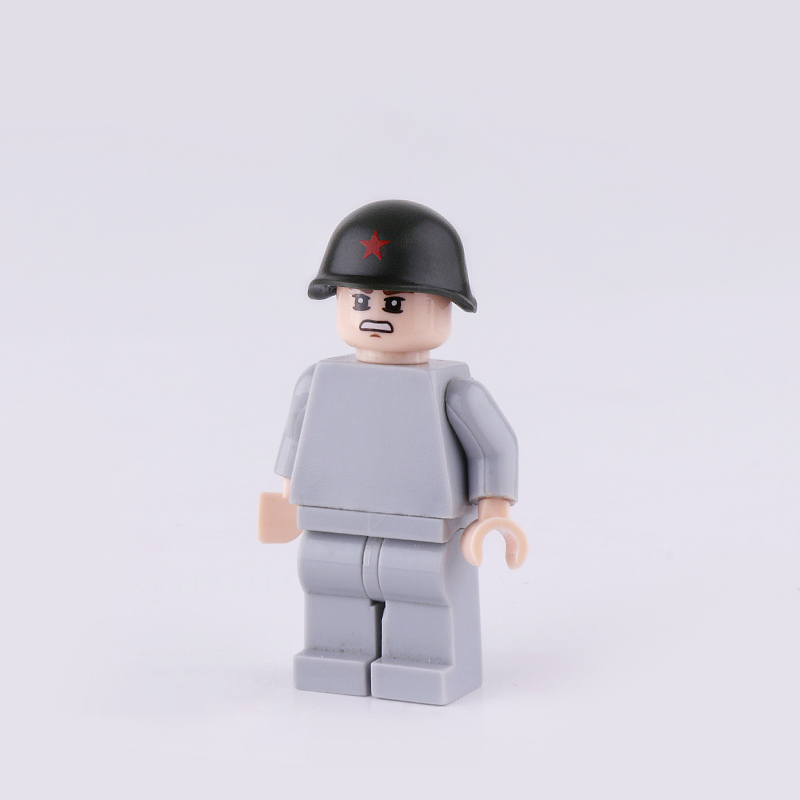 MOC WW2 Soviet Soldier Minifigures SSH40 Helmet Building Blocks Military Army Caps Hats Headgear Accessories Bricks Model Toys