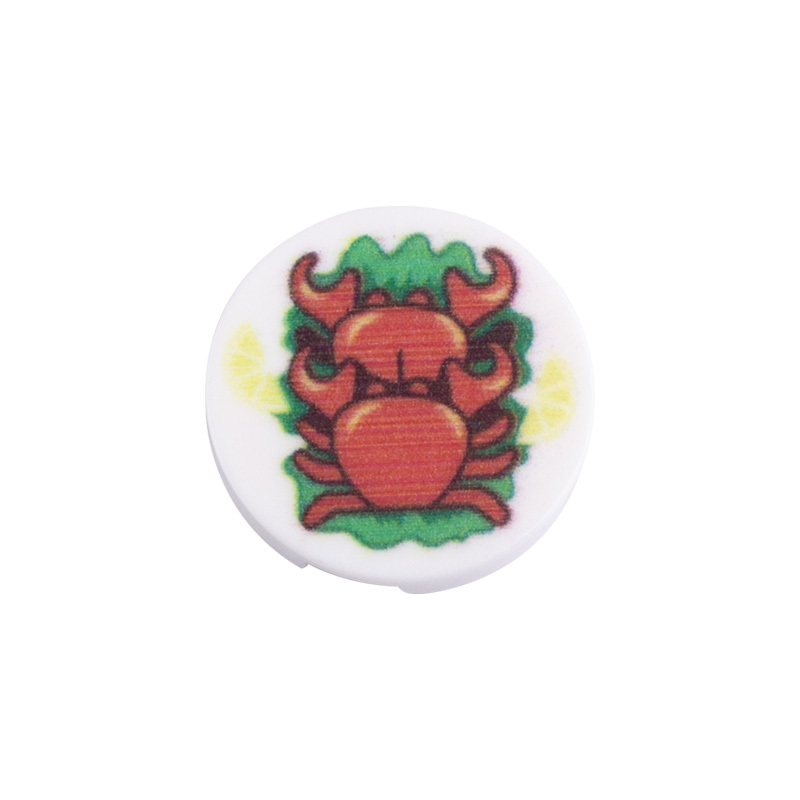 MOC City Food Series Minifigures Seafood Building Blocks Fish Crab Shrimp Picnic DIY Accessories Bricks Model Toys For Children