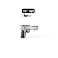 1PCS Silver gray gun