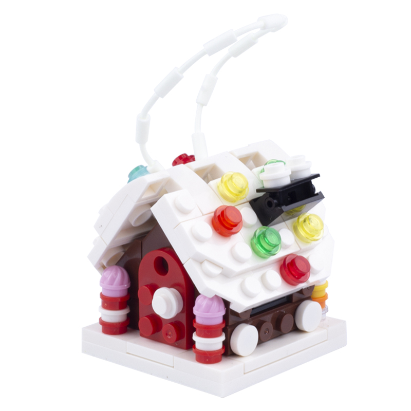 MOC City Series Minifigures Merry Christmas House Building Blocks ...