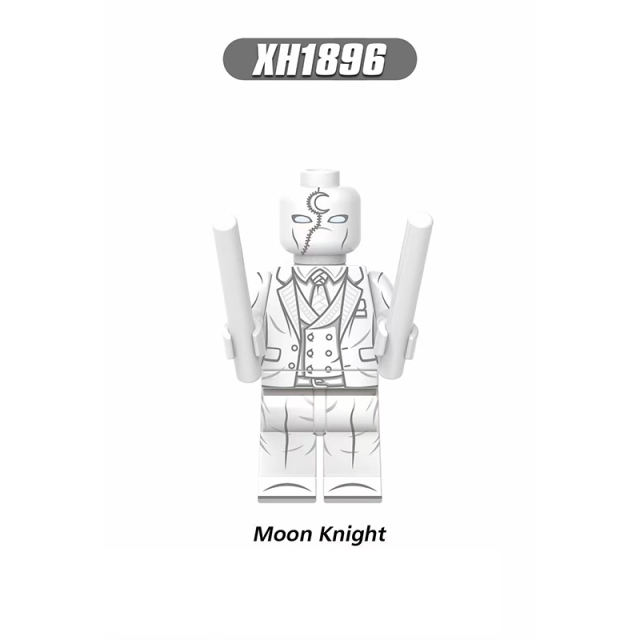 XH1895 XH1898 Marvel Super Heros Series Minifigures Moon Knight Building Blocks Avengers XH1896 XH1897 Figures MOC Bricks Model Toys