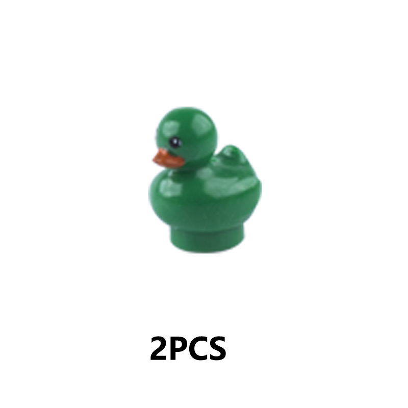 MOC City Animal Series Minifigures Duck Building Blocks Zoo DIY Accessories Bricks Modle Toys For Children Compatible 49661