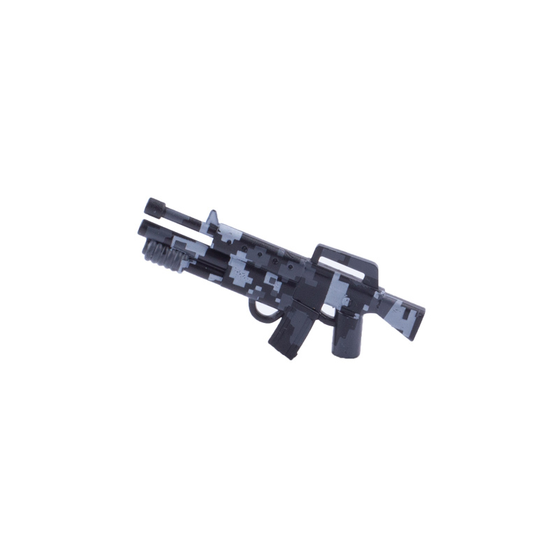 MOC WW2 Army Soldiers Minifigures M16A2 M203 Guns Building Blocks Military Print Weapon Accessories Bricks Model Toys For Boys
