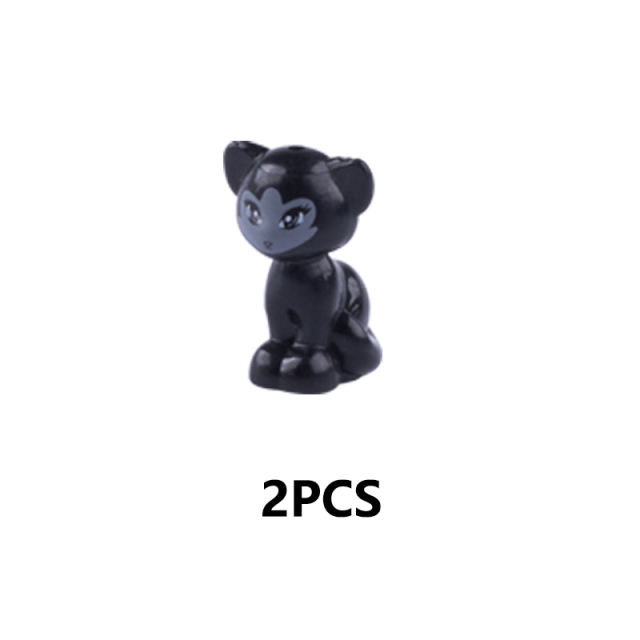 MOC City Animal Series Minifigures Cat Building Blocks Figures Accessories DIY Bricks Modle Toys For Children Compatible 6251
