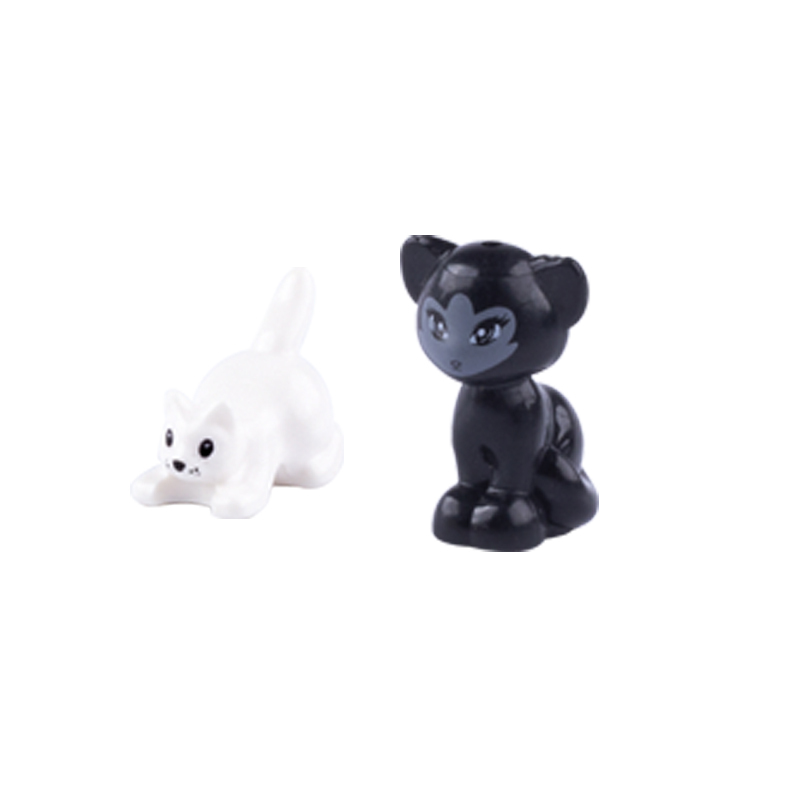 MOC City Animal Series Minifigures Cat Building Blocks Figures Accessories DIY Bricks Modle Toys For Children Compatible 6251