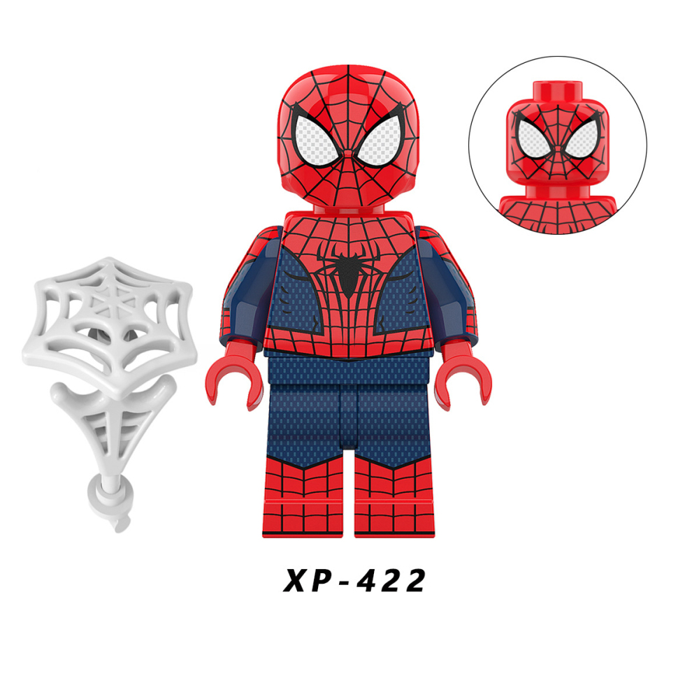 KT1055 Marvel Super Heroes Series Minifigures Spider-Man Building Blocks MOC Avengers League Figures Bricks Model Toys For Boys