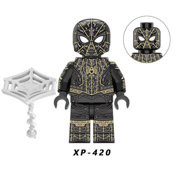 KT1055 Marvel Super Heroes Series Minifigures Spider-Man Building Blocks MOC Avengers League Figures Bricks Model Toys For Boys