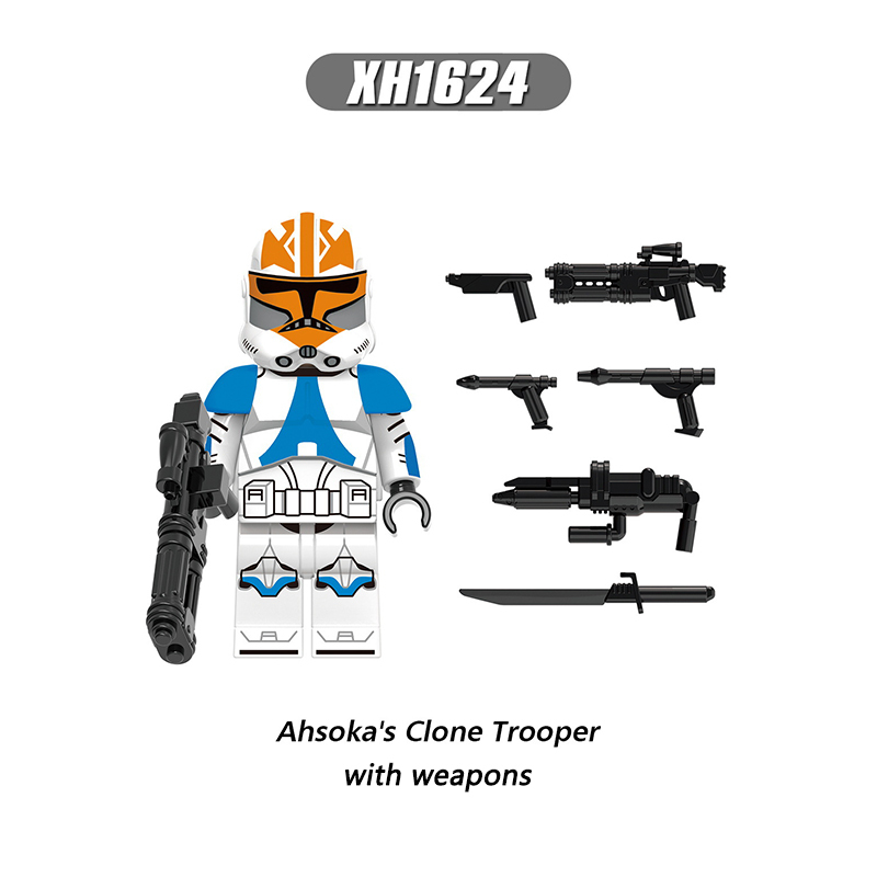 X0303 Star Wars Series Minifigures Clone Trooper Building Blocks MOC Recon Soldier Medic Figures Bricks Model Toys Gift For Kids